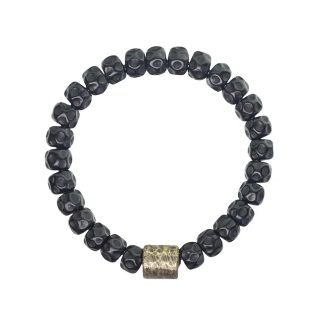 宣华意 复古手工可把玩 国潮个性文玩 椰蒂 手串 男女同款情侣款