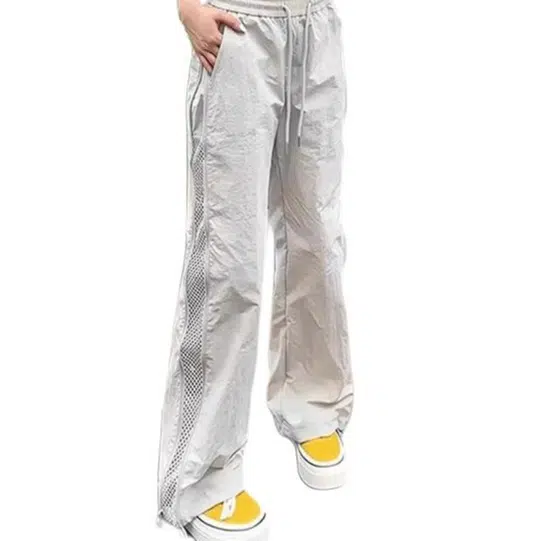 加荣 侧拉链全开运动速干裤子薄款休闲裤 男女同款