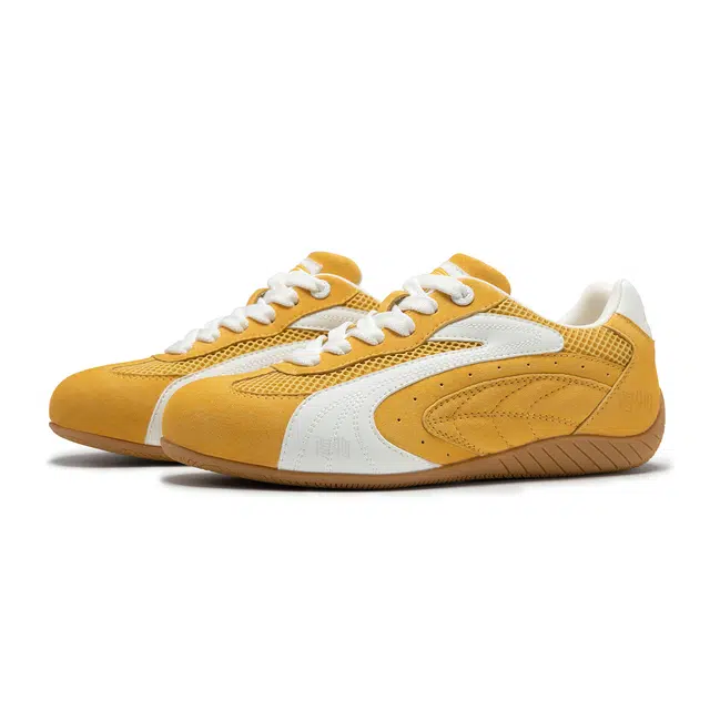 SENGUOGUO Retro Casual Sneakers Yellow White