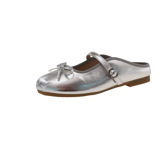 吾纪 韩版 蝴蝶结 休闲时尚 防滑防磨包头拖鞋 女款