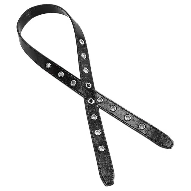 匠心手工坊 适用巴黎世家机车包 超纤 肩带改造 月牙包包斜挎带子替换包带配件包带 女款 黑色