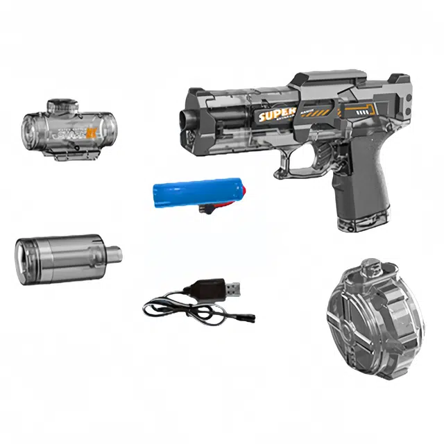 歌绒 电动水枪喷水连发高压强力射程 玩具