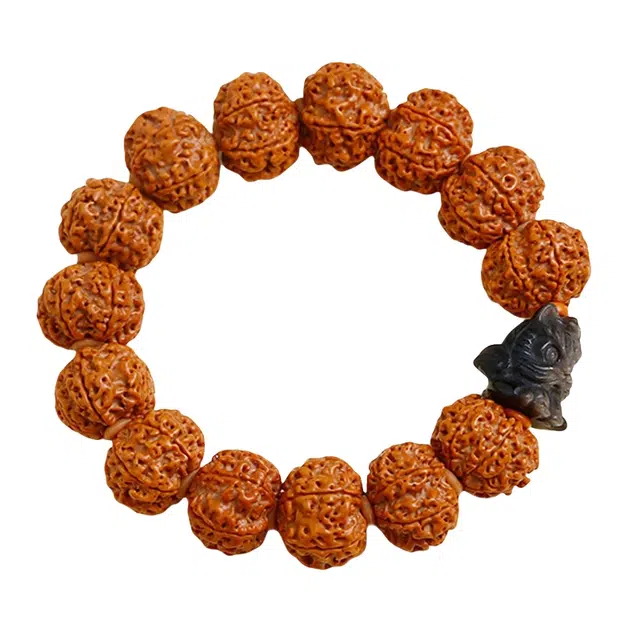 宣华意 国潮醒狮 金刚菩提 手串 男款