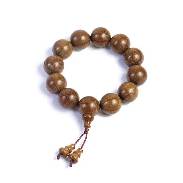 宣华意 新中式复古简约 六道木 手串 男款