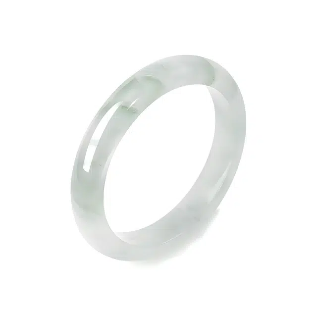 【玉翠】 眰恦 特级飘翠 青山黛飘绿美人贵妃镯 宫廷古典优雅 温润柔和 雅韵吉祥如意平安顺遂通勤百搭轻奢质感天然 天山翠 手镯 女款