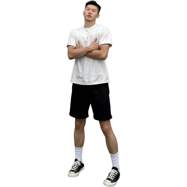 徐百货 美式潮牌外穿青少年篮球运动裤子跑步舒适五分裤休闲短裤 男女同款