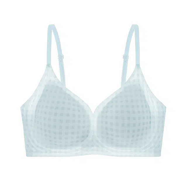 浪莎 丝绒立体承托隐形无压痕收束副乳强力锁边防窜托举美背无钢圈暖绒亲肤文胸 女款