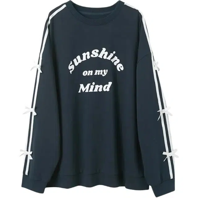 木清清 圆领简约休闲卫衣 女款