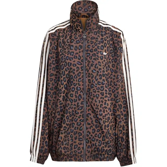 adidas Originals Animal Print Track Jacket Caramel