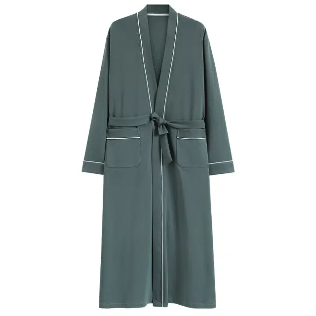 欧迪芬 简约时尚亲肤透气舒适便利不易掉色睡袍 男款