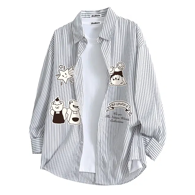 BRUMAIRE Bear Print Shirt