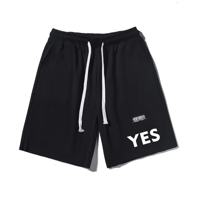 乱步 美式潮牌宽松时尚百搭简约潮流休闲短裤 男女同款