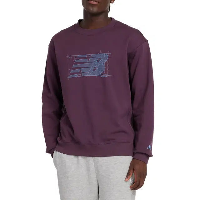 New Balance Athletics French Terry Relaxed Science Crew