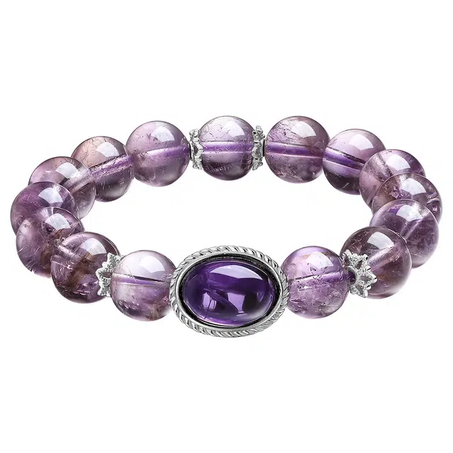 【星河碎梦 紫晶护体】 世纪缘珠宝 智慧之石国风新中式梦幻紫精致提升事业学业#好运天然 紫水晶 手串 女款