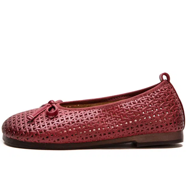 杰骤 轻盈软底时尚蝴蝶结 休闲单鞋 女