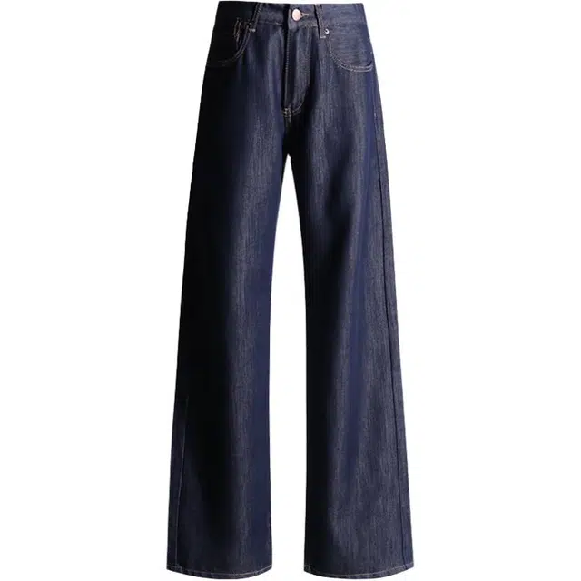 拾籍 经典百搭宽松直筒美式复古时尚休闲垂感舒适牛仔裤 女款