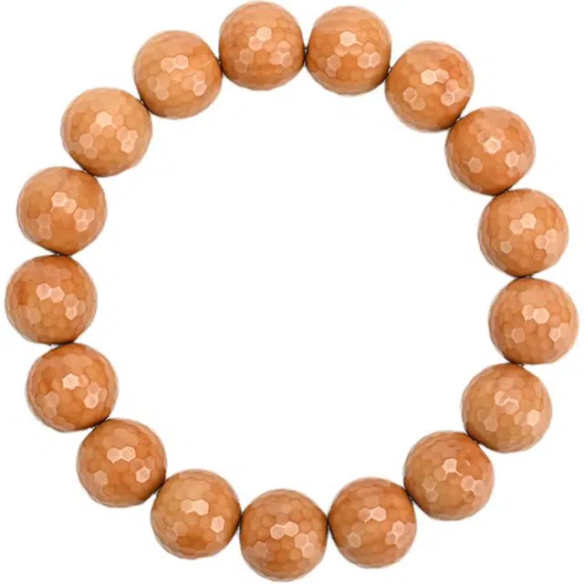 天纵 天纵钻石面磐石无相珠绕指柔盘串  高油高密 小众设计高级感 简约大气文玩转运佛珠 猴头核桃 手串 男款