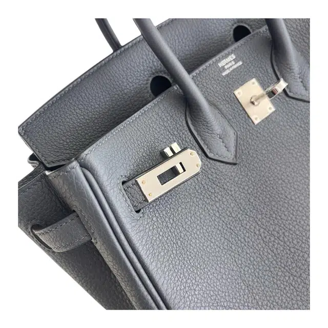 HERMES Birkin 25 H0 Gris Misty