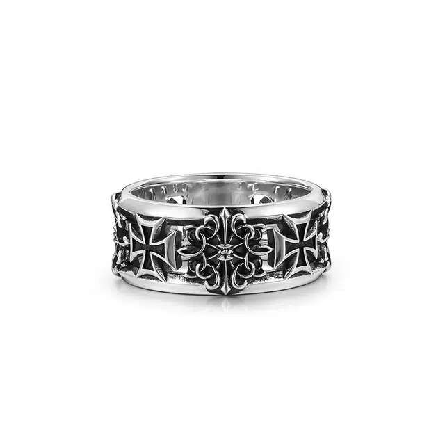 MYSH Cross Ring 925 Silver