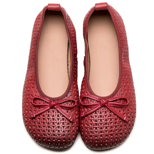 杰骤 轻盈软底时尚蝴蝶结 休闲单鞋 女