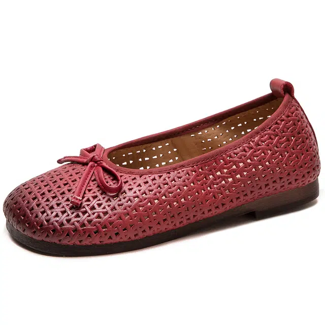 杰骤 轻盈软底时尚蝴蝶结 休闲单鞋 女