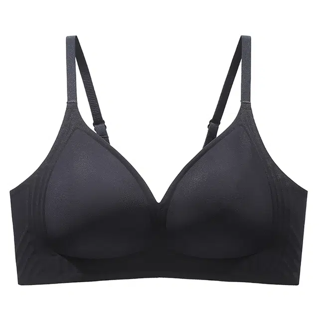 浪莎 隐形无痕文胸小胸显大防下垂聚拢调整型内衣薄款夏日内搭防透款胸罩 女款