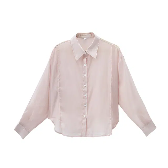 米子旗 简约百搭休闲气质长袖衬衫 女款