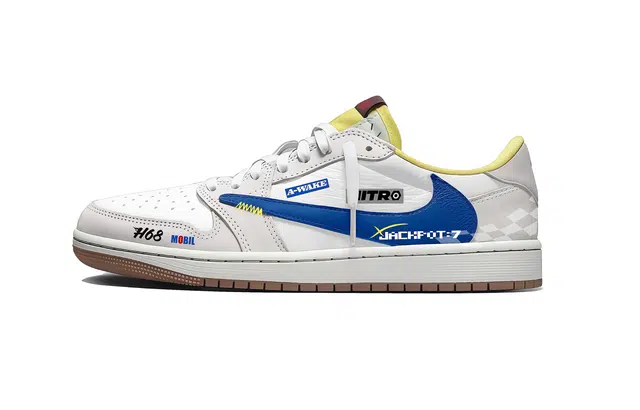 Travis Scott x Air Jordan 1 Low "Grey Blue"