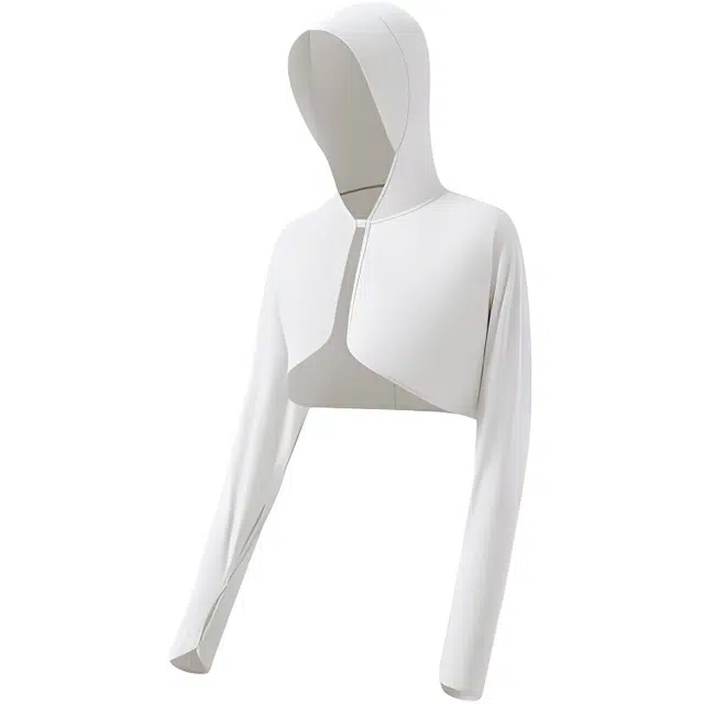 蕉下 舒适连帽简约短款长袖防晒服 女款