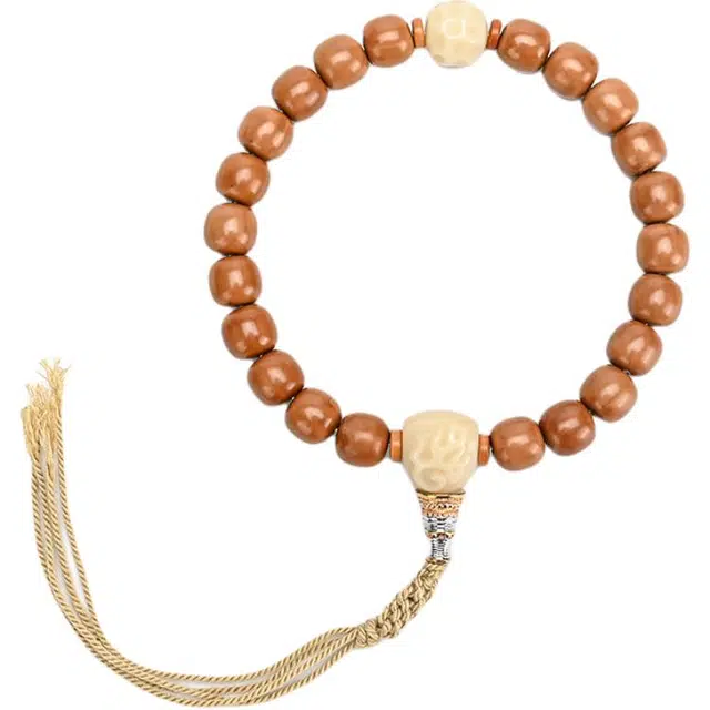 天纵 新中式国潮小众设计高级感 高油高密  招财纳福文玩盘串  复古风转运珠佛珠手持 猴头核桃 手串 男女同款情侣款