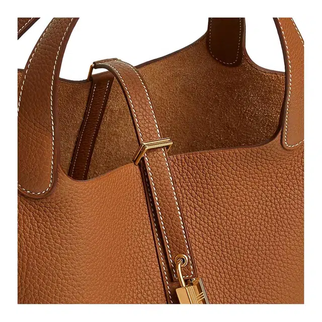 HERMES Picotin Lock Clemence 22 37 Gold