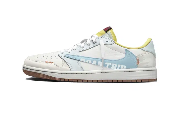 Travis Scott x Air Jordan 1 Low "Grey Blue"