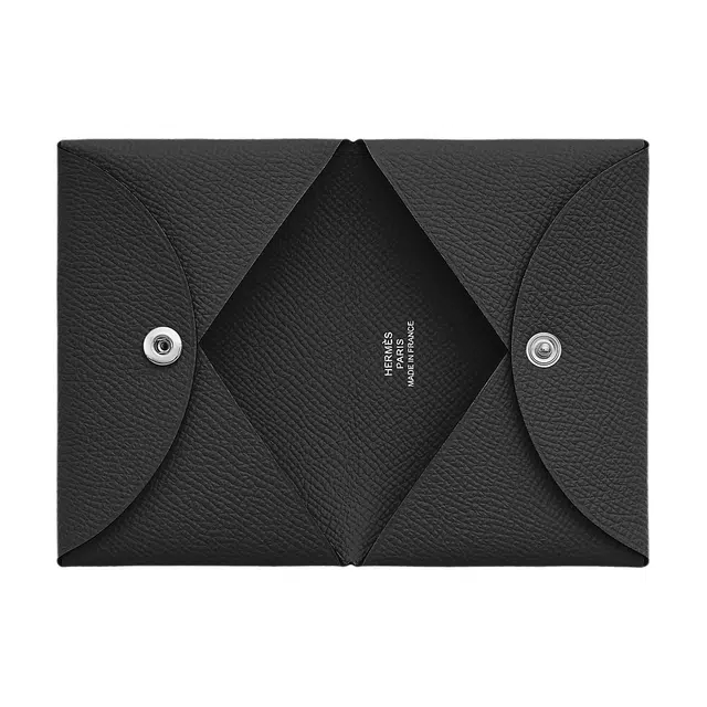 HERMES Calvi Epsom Noir