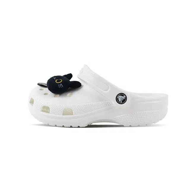 Crocs Classic Clog EVA White Black Cat