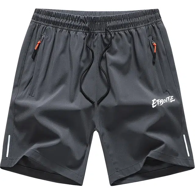 法文箱子 五分裤字母印花潮流个性时尚舒适百搭运动裤休闲短裤 男款