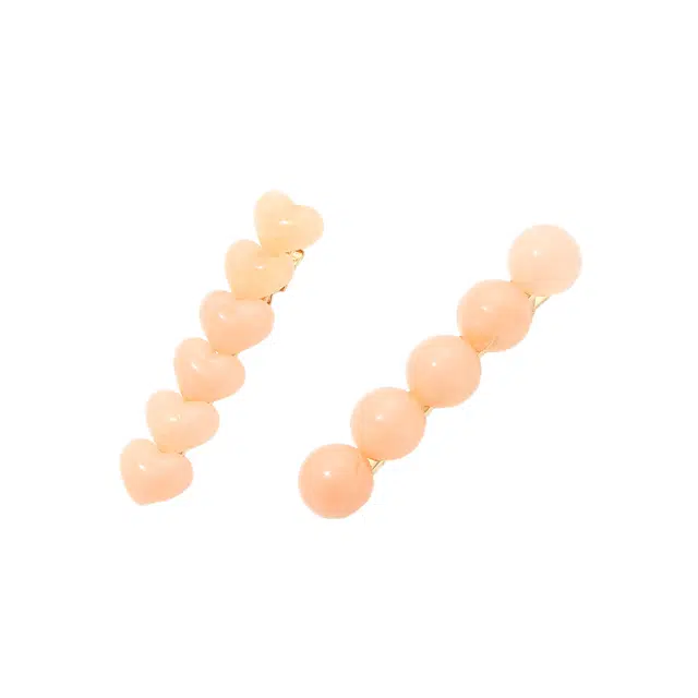 如花梦 爱心圆球 树脂 发夹 女款