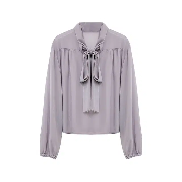 米米子 休闲百搭舒适雪纺衫 女款