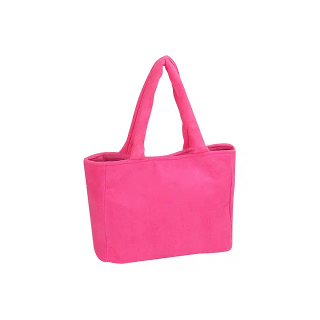 馨枕居 简约粉色化妆包大容量高级感收纳包旅行手提袋出行便携女包包