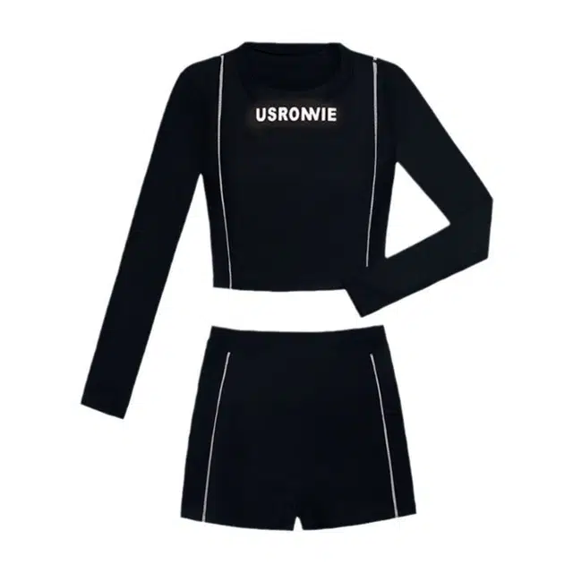 木清清 时尚显瘦度假保守遮肉温泉泳衣套装 女款