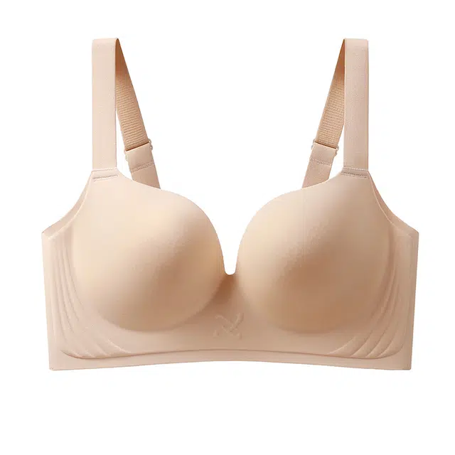 慕梵度 无痕显小聚拢一片式收副乳上托美背时尚薄款调整型文胸 女款