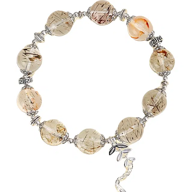 迈奇的礼物 招财暴富 转运 守护 上岸新中式国潮文艺清新甜美复古小众高级气质优雅百搭天然 超七 手串 男女同款情侣款