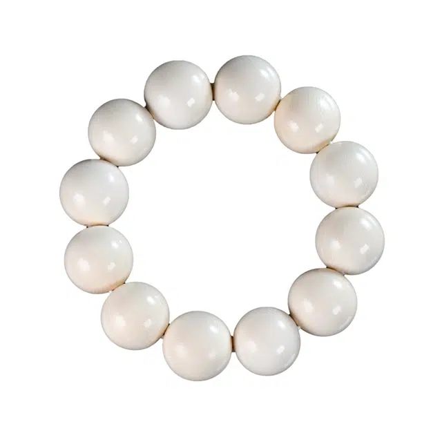 灵晔 新中式国潮高端大气优雅百搭轻奢淡雅高级八方来财财源广进吉祥如意平安喜乐诸事顺遂#好运处理 猛犸 手串 男女同款情侣款