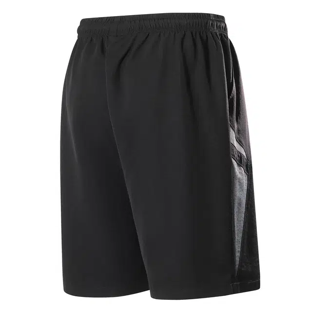 普鲁士多特蒙德 美式复古街头简约拼接撞色设计字母队徽潮牌印花宽松舒适百搭时尚潮流通勤透气凉感吸湿排汗速干抽绳运动五分休闲短裤 男女同款