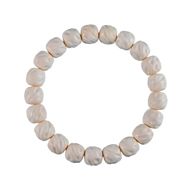 灵晔 新中式国潮高端大气优雅百搭轻奢淡雅高级感八方来财财源广进吉祥如意喜乐诸事顺遂好运处理 猛犸 手串 男女同款情侣款