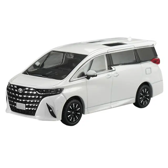 驰誉模型 丰田埃尔法 合金车壳 橡胶轮胎 成品模型