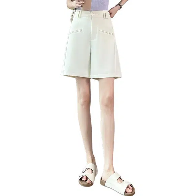 思蓓儿 百搭休闲气质简约五分裤牛仔短裤 女款