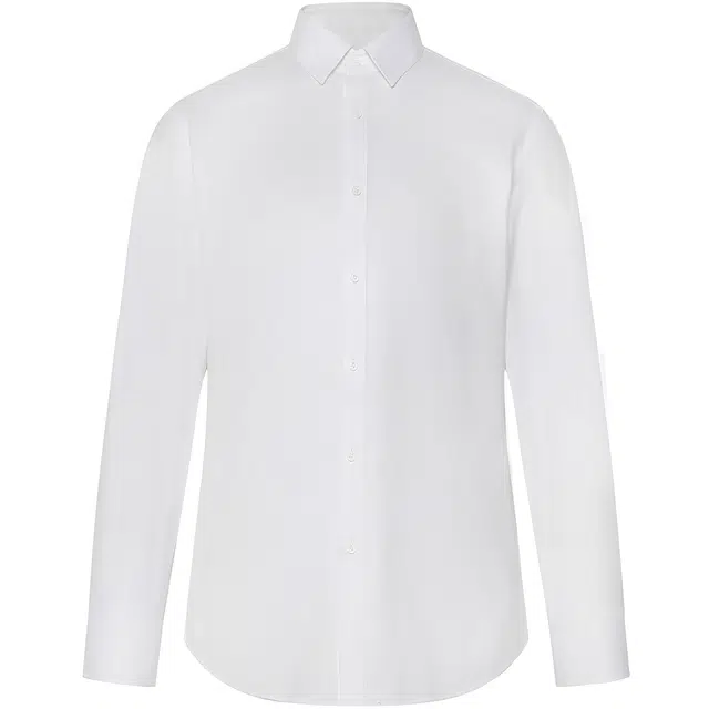 利郎 免烫易打理商务休闲纯色质感简约百搭纯色长袖衬衫 男款