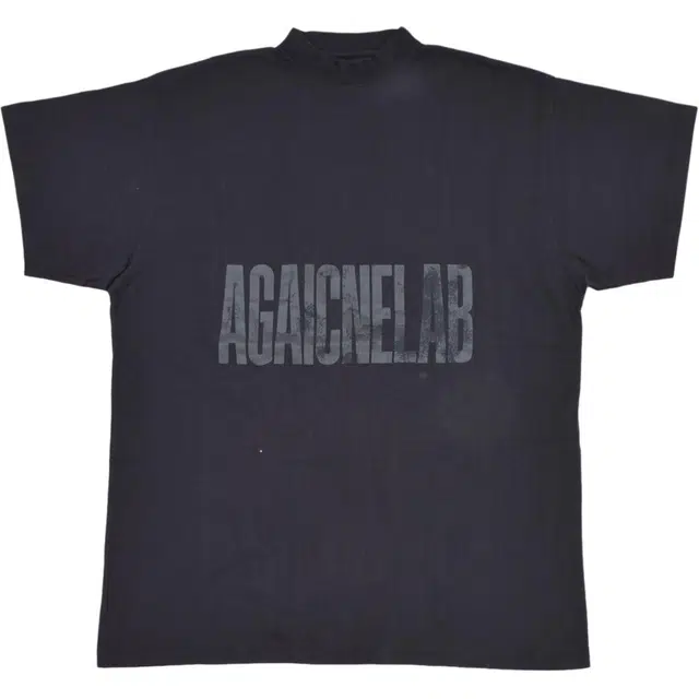 Balenciaga Graphic Logo T-Shirt Dark Grey