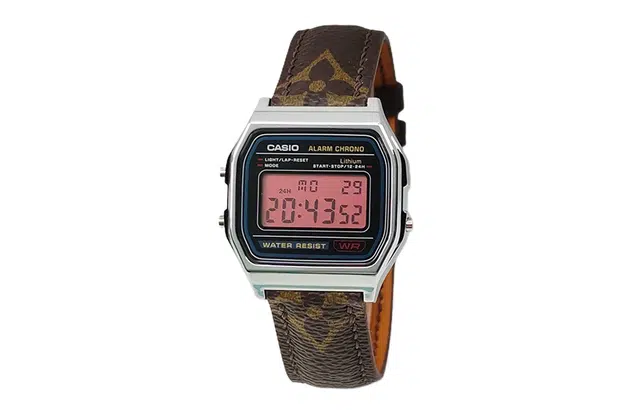 CASIO A158WA-1-Damier Ignis