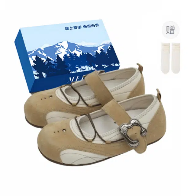 小鹿米利 复古时尚舒适 玛丽珍鞋 女